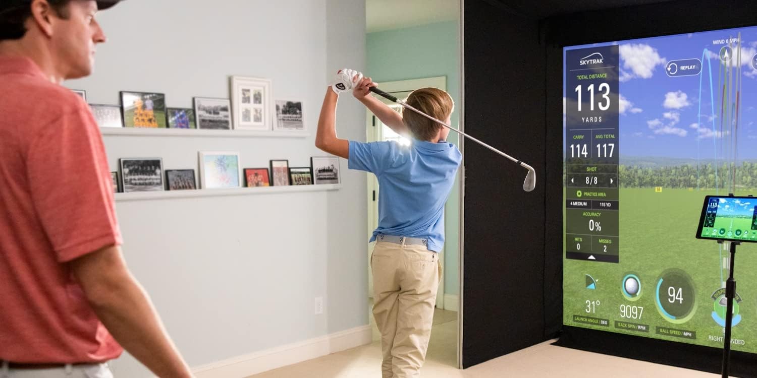 SkyTrak Golf Launch Monitor and Golf Simulator with Metal Case