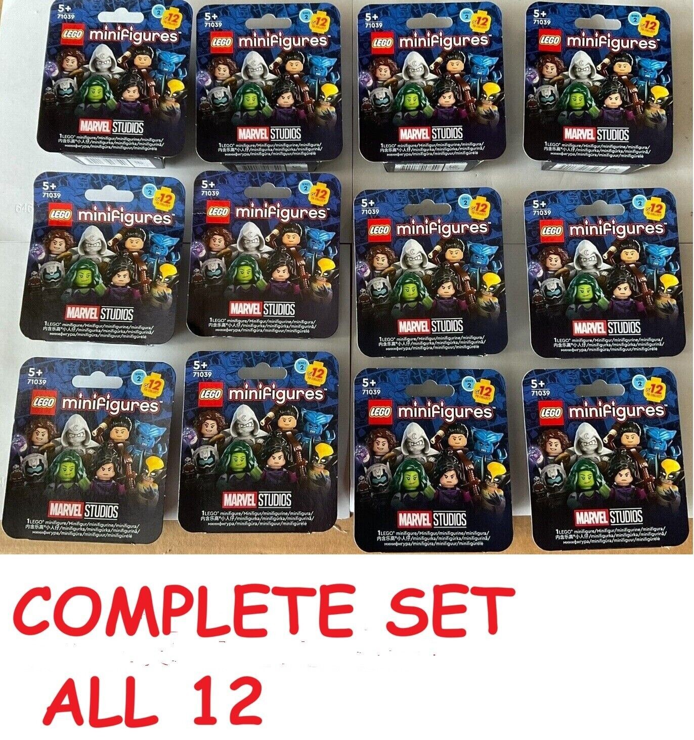 LEGO Marvel Series 2 Complete 12 Minifigures Set 71039 - IN HAND READY TO SHIP