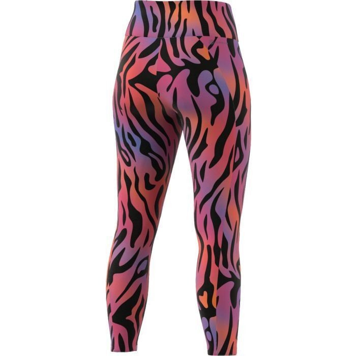 Adidas Women's M4R Animal 78 Tiger Print High Waist Tights Multi Color HA6606-
