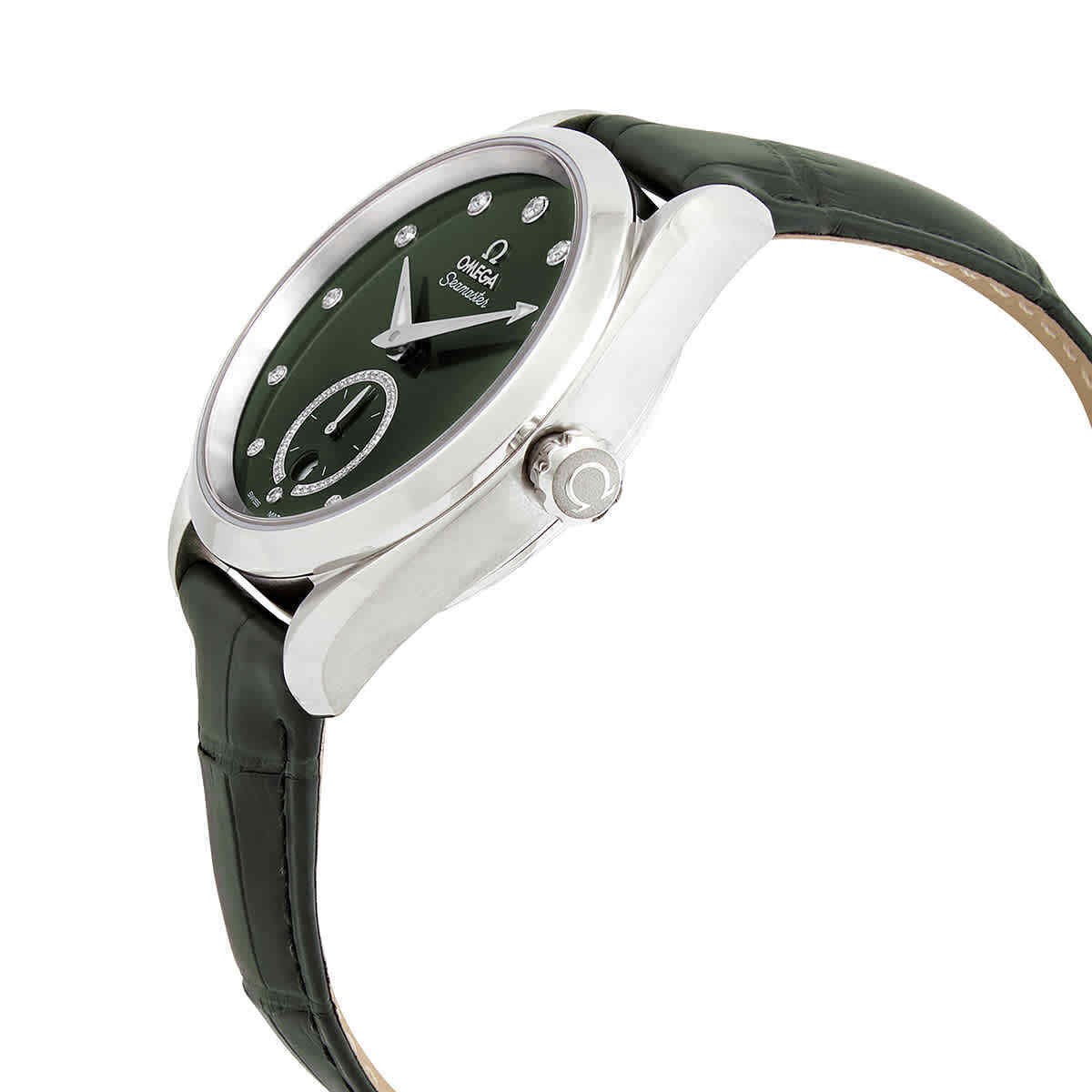 Omega Seamaster Automatic Chronometer Diamond Ladies Watch 220.13.38.20.60.001