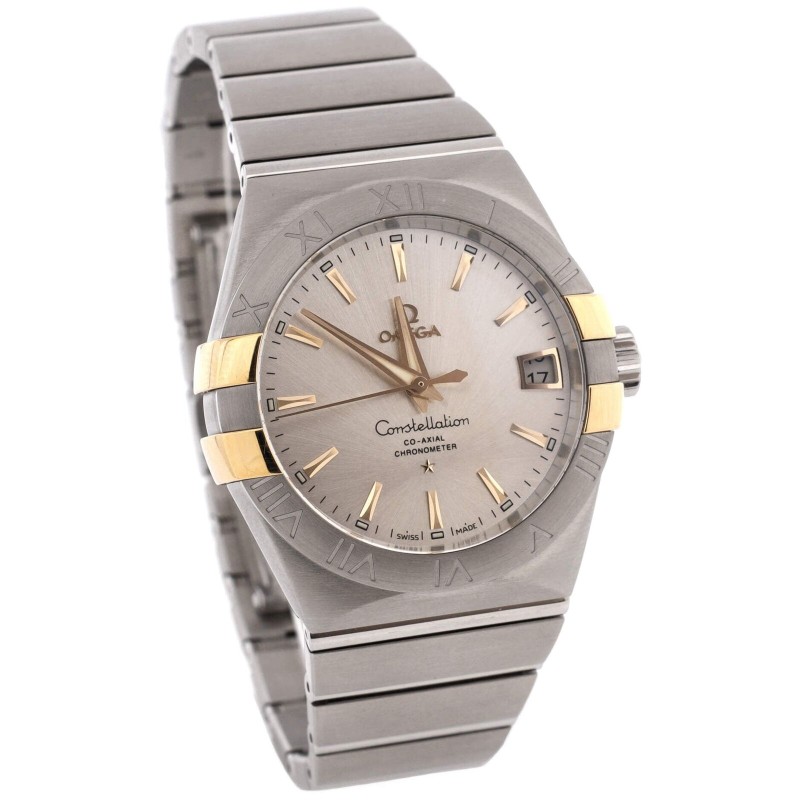 Omega Constellation Co Axial chronograph automatic watch stainless steel with Ye-