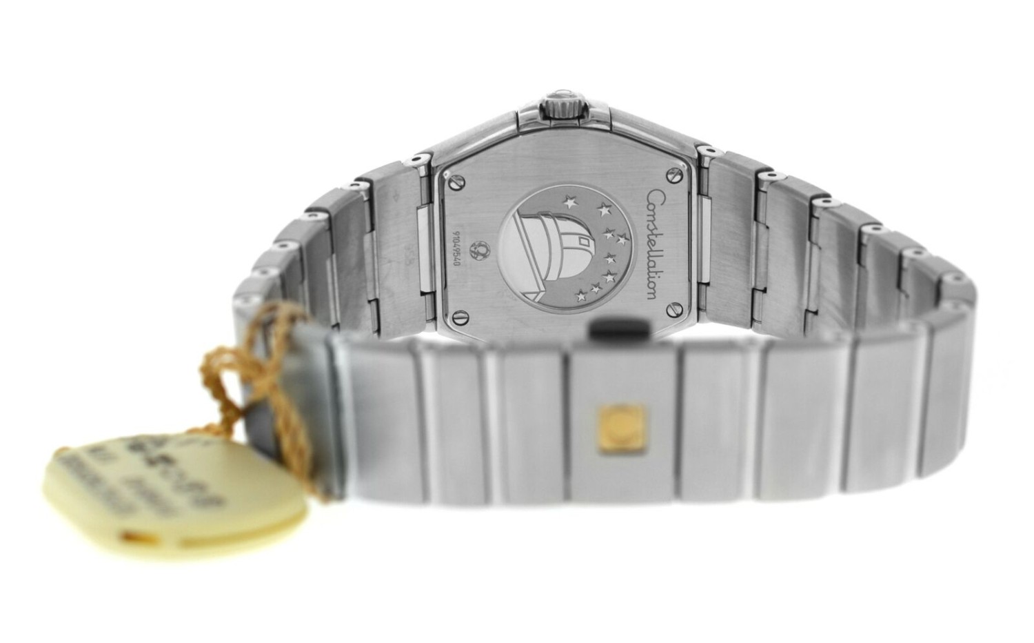 Omega Constellation 123.15.27.60.55.002 Diamond Sunburst MOP 27mm Quartz Watch -