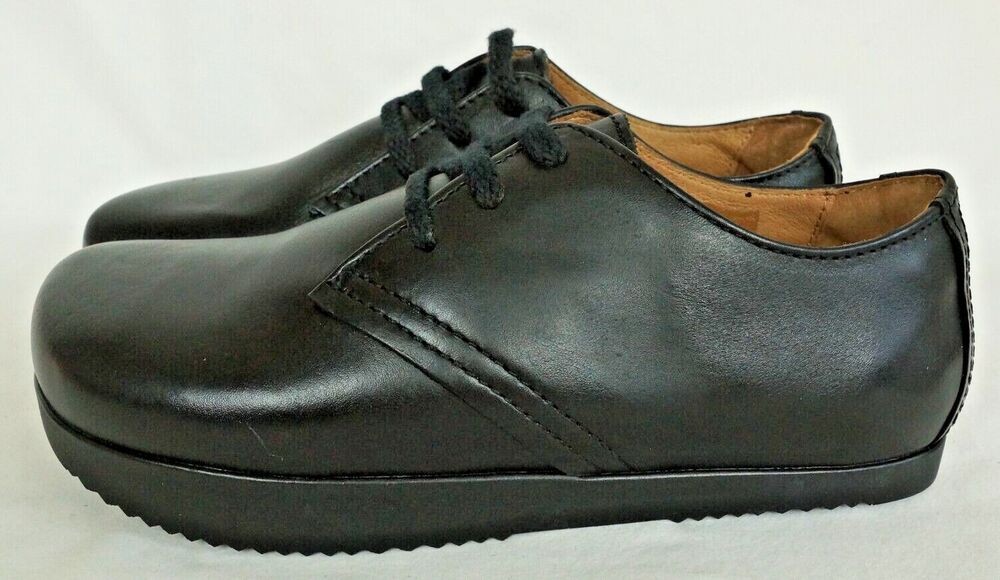 Kalso Earth Shoes Faroe Lokah Black Leather Women Negative Heel NEW