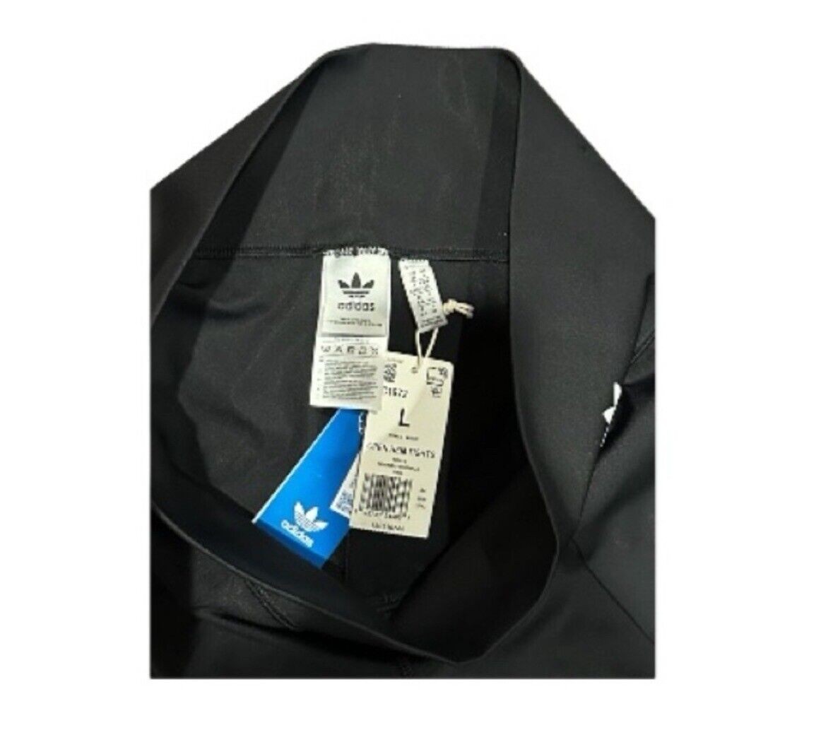 NWT Adidas ~ Adicolor Classics SST Open Hem Black Tights in Large NWT