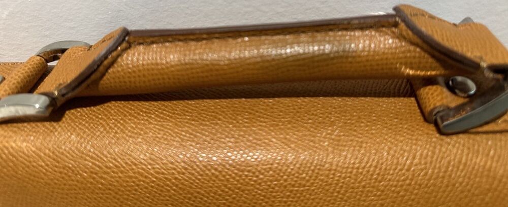 NEW ROLEX BRIEFCASE / LAPTOP CASE/ DOCUMENT BAG CARAMEL GRAINED LEATHER