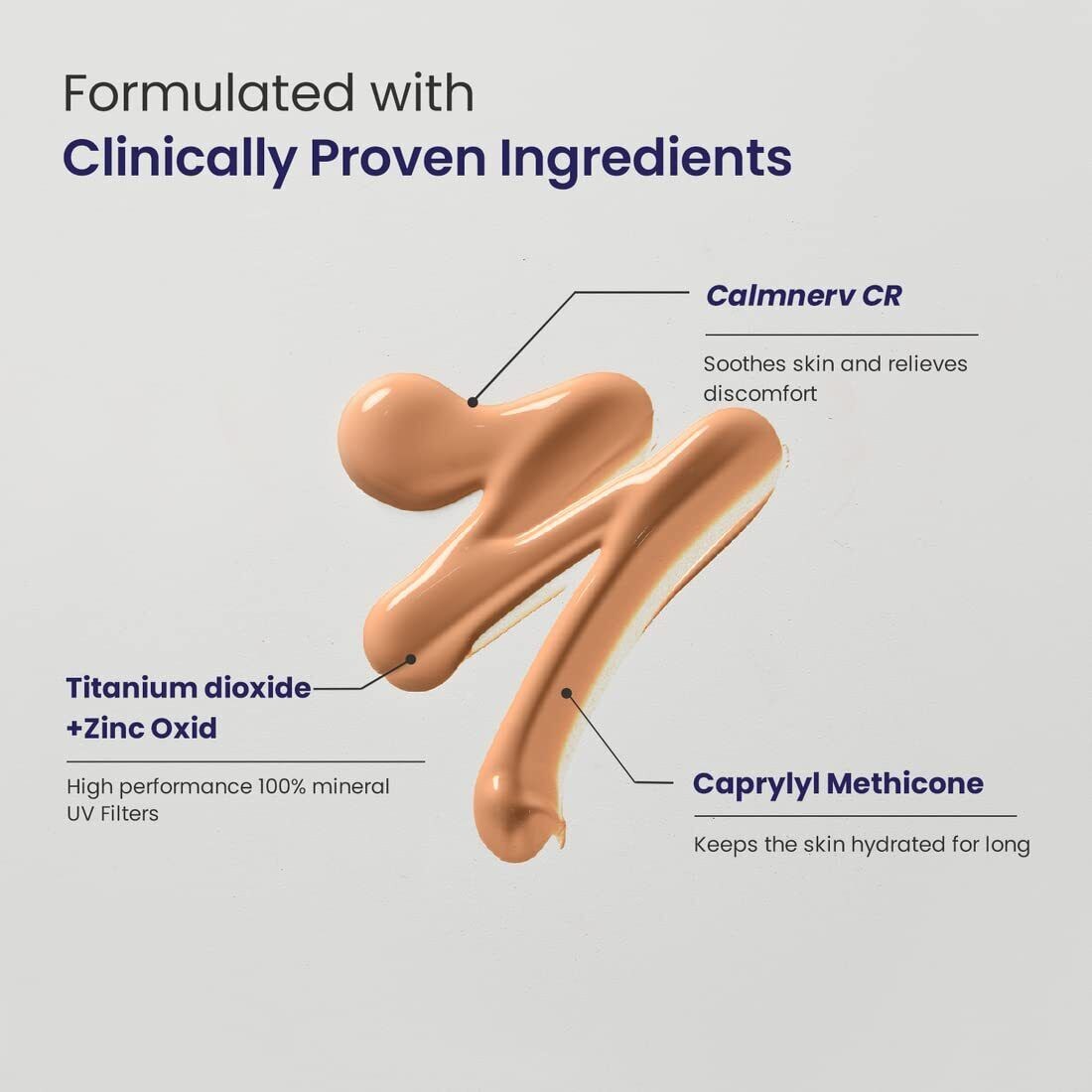 RE' EQUIL Sun CC Cream SPF 50 PA++++ 100% Mineral UV Filter, CC Cream ,30g