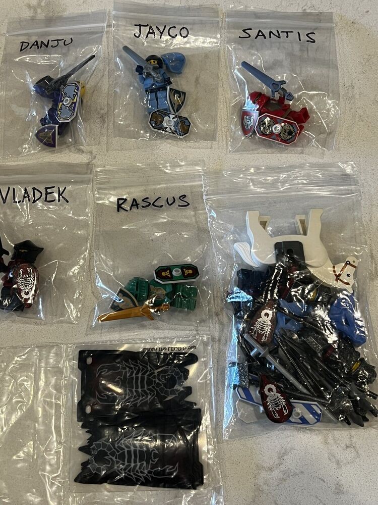 LEGO 8877 Vladek's Dark Fortress OPEN BOX 100% COMPLETE Knights Kingdom Castle