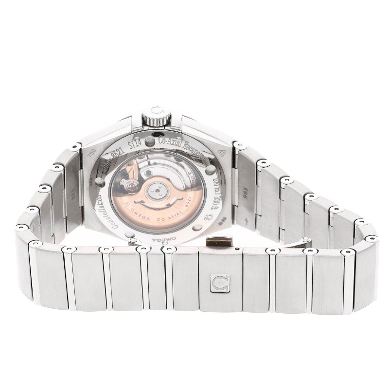 Omega Constellation automatic gold diamond ladies bracelet watch 123.55.31.20.51.001-