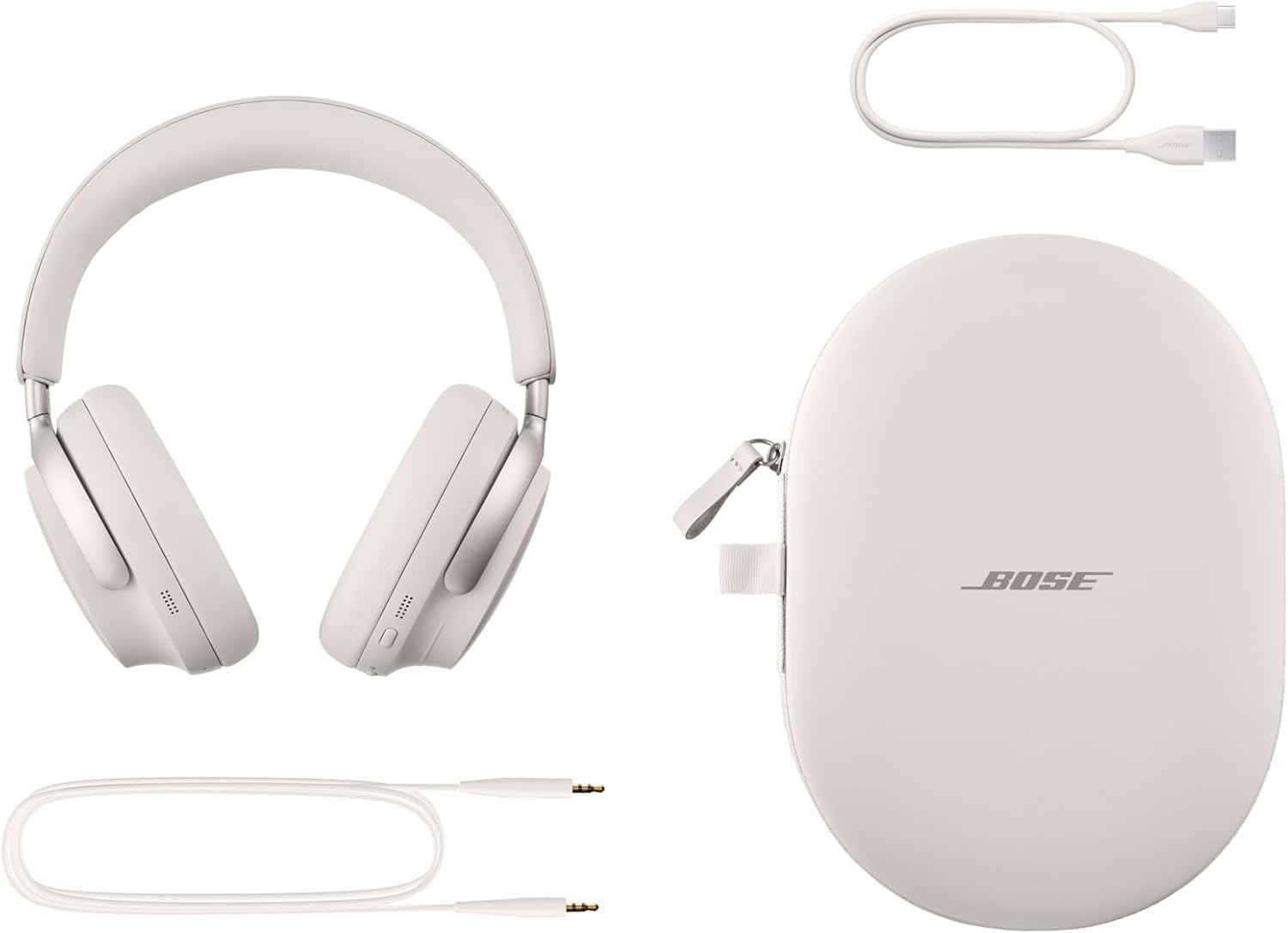 Bose QuietComfort Ultra Bluetooth Headphones, Wireless Headphones with Spatial Audio, Over-Ear Noise Cancelling with Microphone, Up to 24 Hours of Playtime