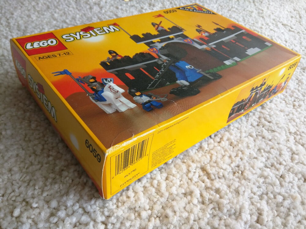 LEGO Castle 6059 Knight's Stronghold NEW! Wall Jail Horse Catapult Black Falcons