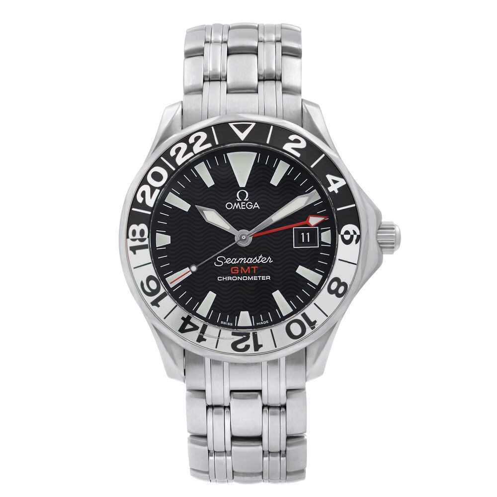 Omega Seamaster GMT 50th Anniversary Steel Black Dial Men's Watch 2234.50.00-