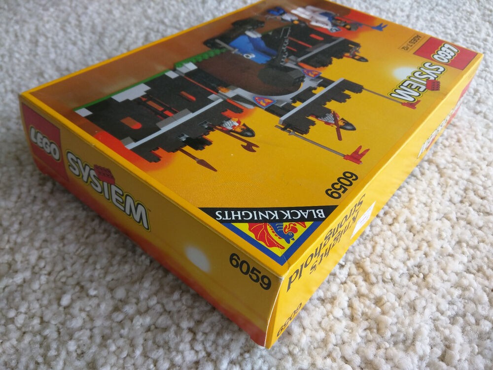 LEGO Castle 6059 Knight's Stronghold NEW! Wall Jail Horse Catapult Black Falcons