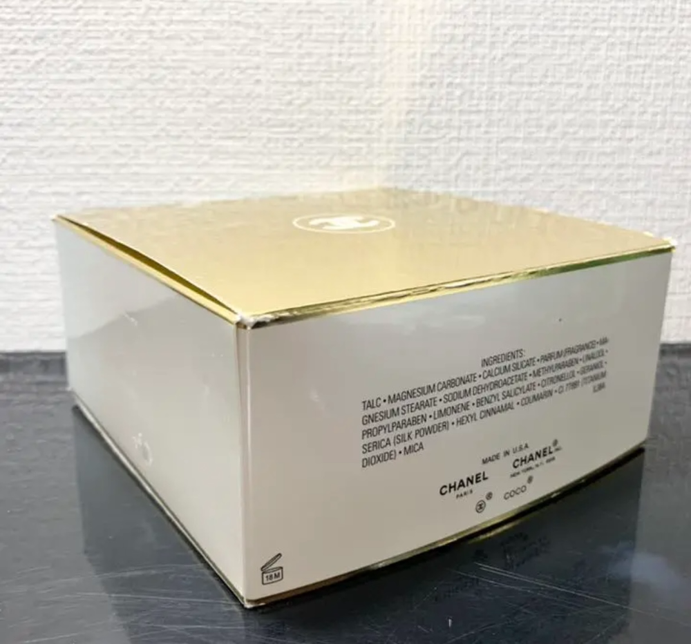 CHANEL COCO MADEMOISELLE FRESH AFTER BATH BODY POWDER 142g 5 oz puff