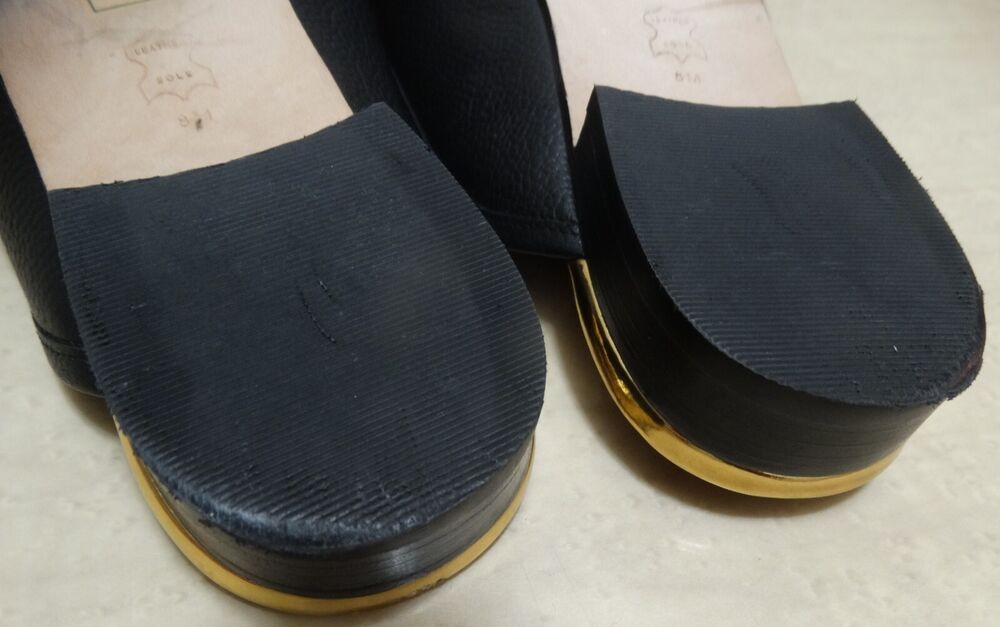 TORY BURCH Size 8 black JESSA backless mule Loafer Slip-on Women's Flats Horses