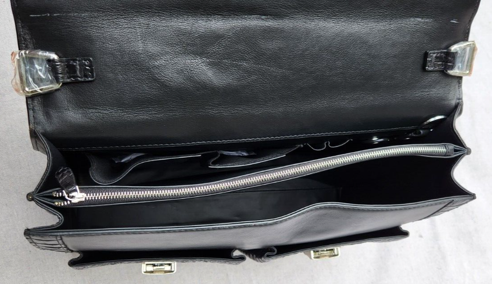 Real 100% Genuine Crocodile Alligator Crocodile Leather Bag Briefcase for men
