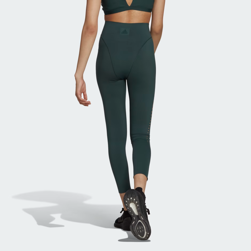 Women's Adidas Optime BOA 7/8 Training Leggings Shade Green-