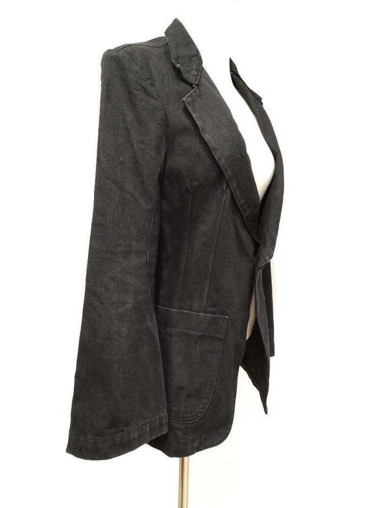 JUNYA WATANABE COMME des GARCONS Denim Black Jacket Blazer Women size JP-M