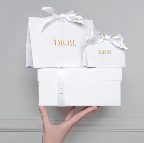 Dior DIOR brilliant blue gold lipstick set gift box velvet (188+720) Teacher's Day gift birthday gift female