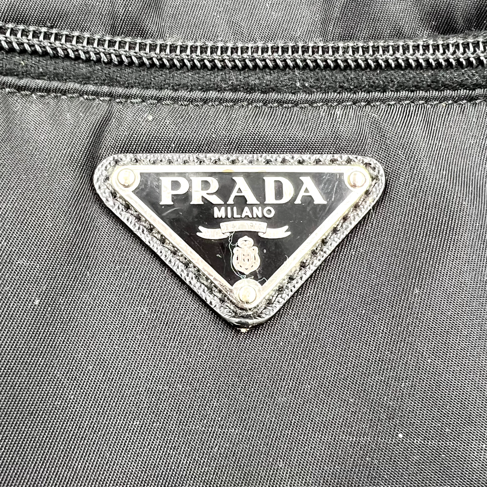 PRADA Black Nylon Simple Classic Briefcase
