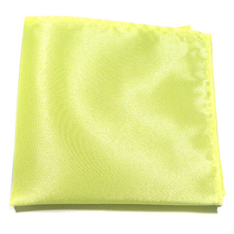 Men Square Towel Silk Satin Handkerchief Wedding Party Suit Pocket Accessories