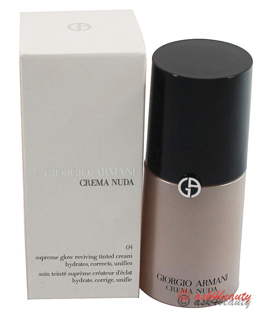 Giorgio Armani Crema Nuda Tinted Cream (04) 1oz/30ml New In Box