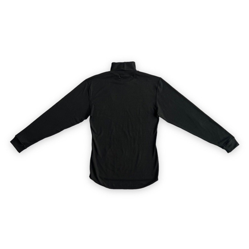 Womens Vintage Adidas Turtle Neck Top Black Long Sleeve High Neck