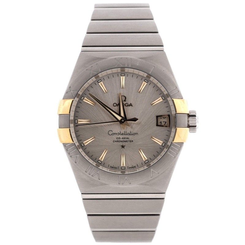 Omega Constellation Co Axial chronograph automatic watch stainless steel with Ye-