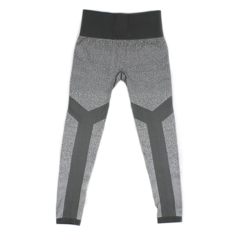 Ladies Adidas Interval seamless tights EI7567 gray mixed color-