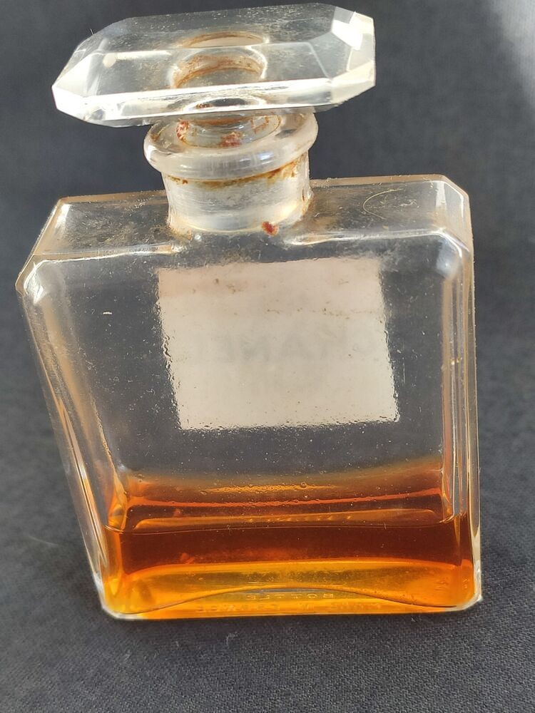 Chanel Vintage Extrait Rare Original Crystal Bottle & Box