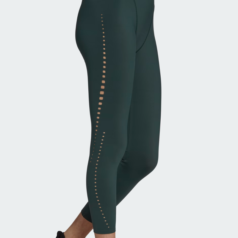 Women's Adidas Optime BOA 7/8 Training Leggings Shade Green-