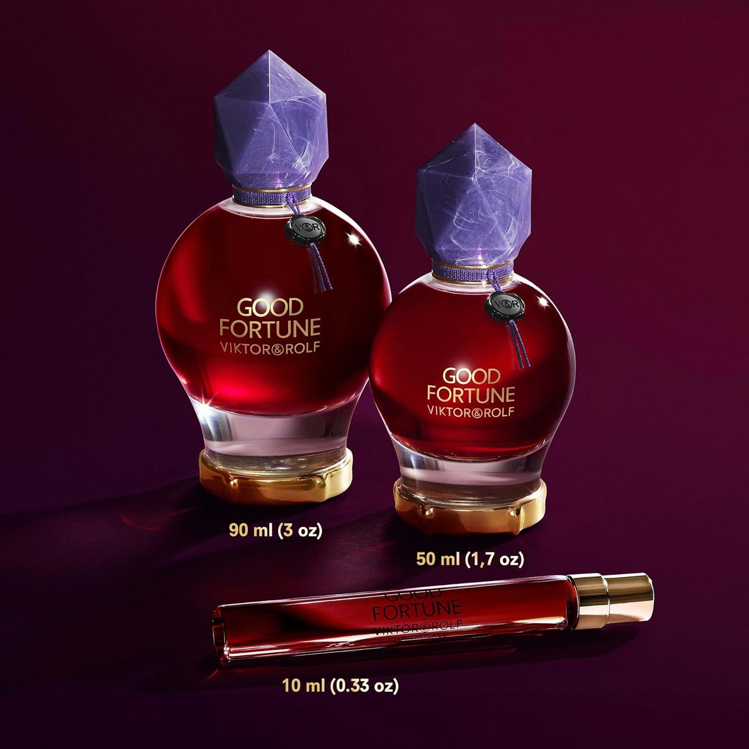 Viktor&Rolf - Good Fortune Eau de Parfum Intense - Floral and amber - Women's fragrance - with notes of vanilla and sandalwood