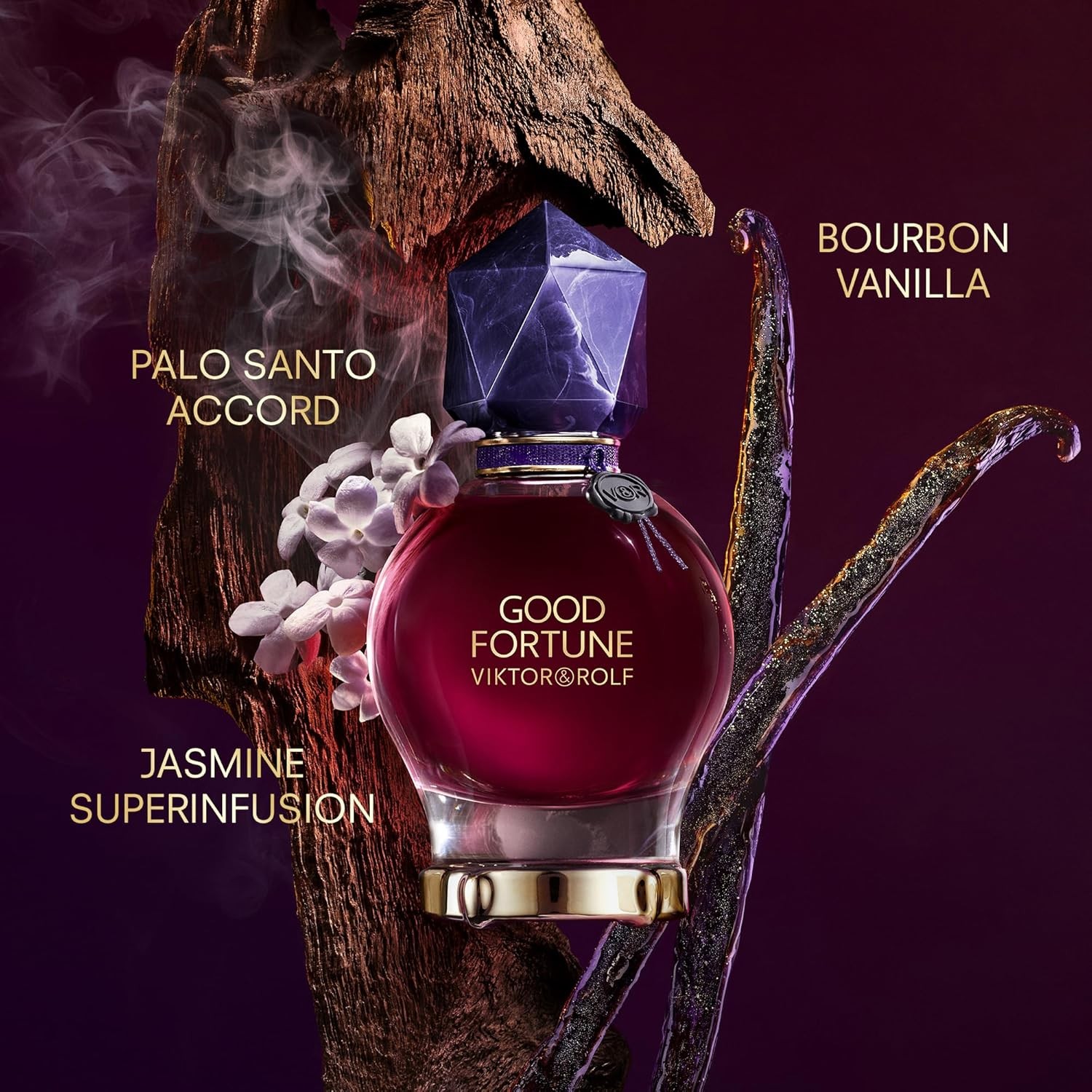 Viktor&Rolf - Good Fortune Eau de Parfum Intense - Floral and amber - Women's fragrance - with notes of vanilla and sandalwood