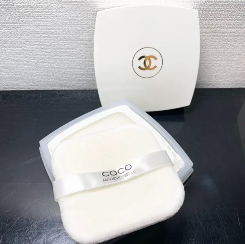 CHANEL COCO MADEMOISELLE FRESH AFTER BATH BODY POWDER 142g 5 oz puff
