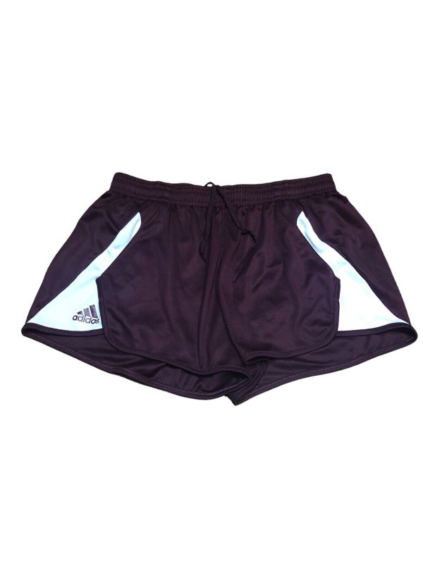 TEAM adidas Climalite shorts women's M size Burgundy color-