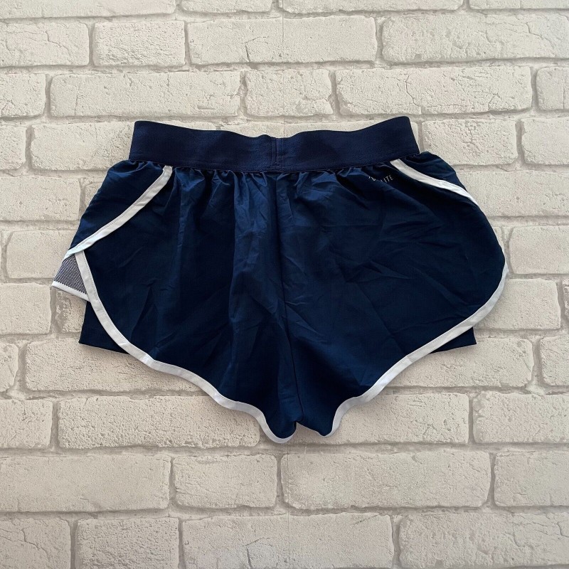 Adidas Running Shorts Womens Small S UK 8-10 Lined Gym Sports Training Blue