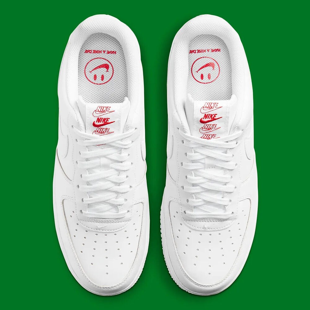 Nike Air Force 1 '07 LX Low Retro Rose Red White Sneakers CU6312-100 Mens Size