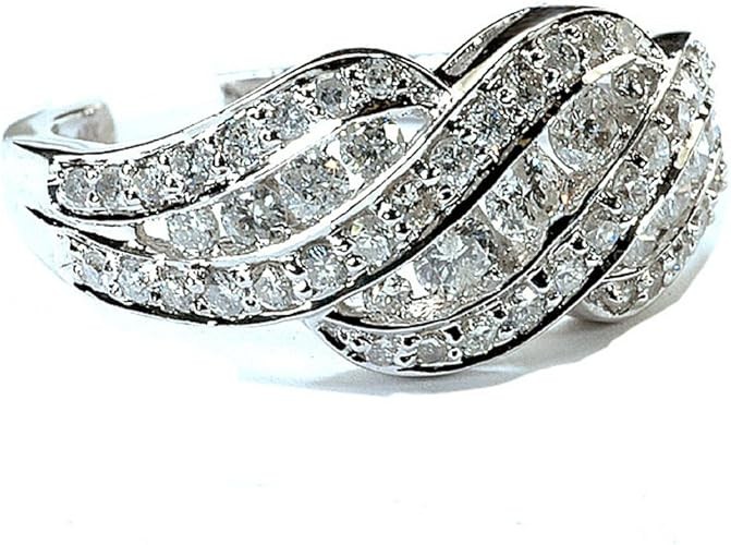 Dazzlingrock Collection 1.00 carat (ctw) 10k Yellow Gold Round Diamond Cocktail Ring for Women 1 Carat