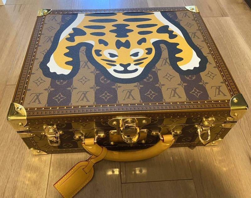 Louis Vuitton Nigo Cotteville 40 handbag briefcase Trunk Tiger brand new and rare-