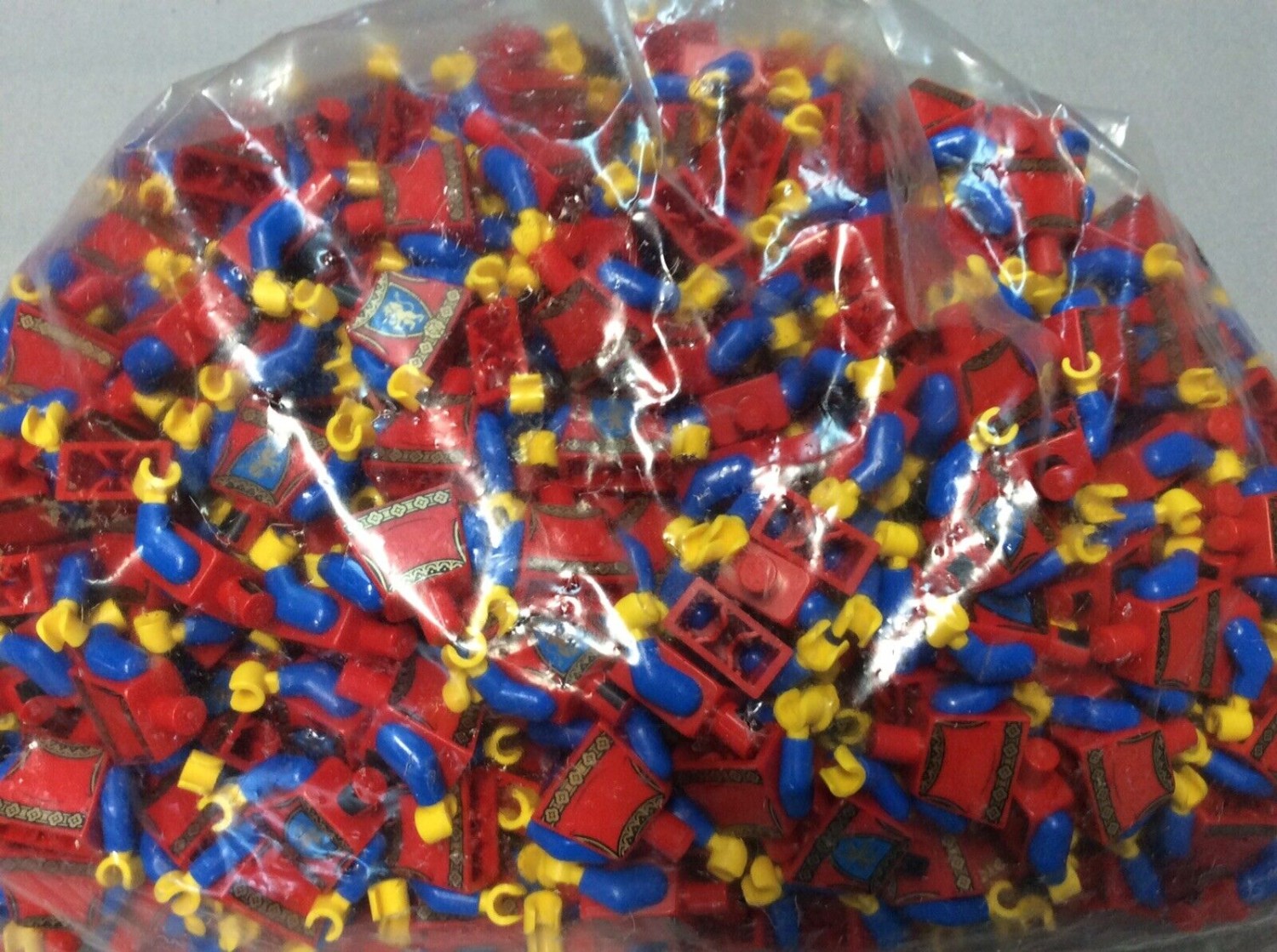 Lot Of 375 LEGO Lion Knight Torso Castle Minifigure Knight Lot Brand New