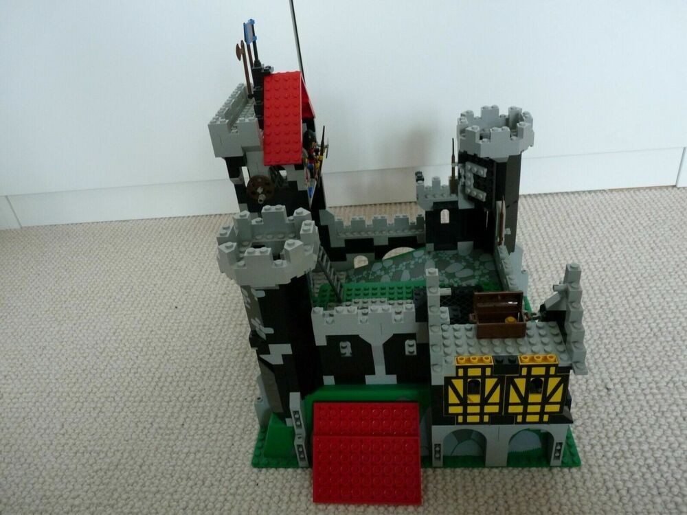 vintage LEGO 6086 Black Knight's Castle with instructions, incomplete, RARE