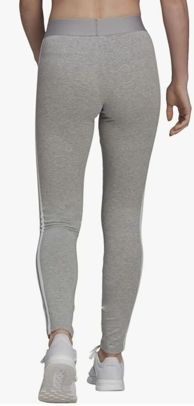 NEW WITH TAGS Adidas Women's Essentials 3-Stripes Leggings - XXL Tall GRAY